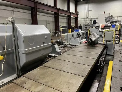 1260mm (50") x 5000mm (16') Waldrich Siegen Roll Grinder