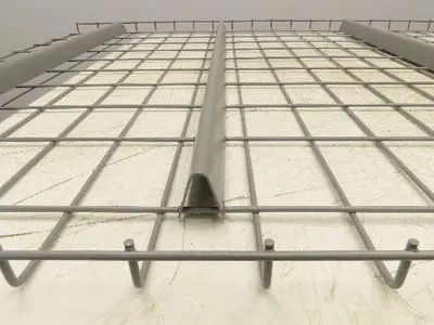 New Pallet Rack Wire Deck 42x58" Waterfall 4 Step Channel Racking 2500lb Mesh