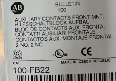 Allen-Bradley 100-FB22 Auxiliary Contact Loc4C13