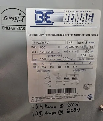 Used BEMAG TRANSFORMER _UNKNOWN_ Distribution Transformers Saskatchewan CA | Certified Sales and Rentals #1636921