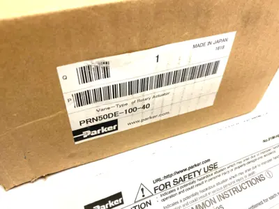USED PARKER COMPACT VANE-TYPE PNEUMATIC ROTARY ACTUATOR