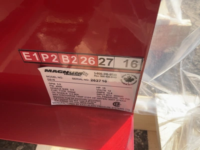 Used MAGNUM 4000 SERIES GOLD Pressure Washers Michigan US | Miedema Asset Management Group #1294827