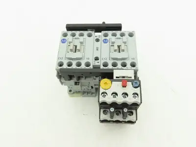 Allen Bradley 100-C12*10 Reversing Motor Starter Overload 120V Coil 104C12D22