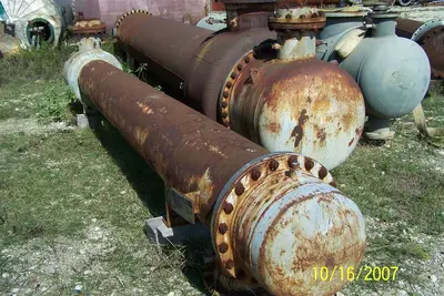 690 sq ft heat exchangers inc stainless steel shell & tube heat exchanger