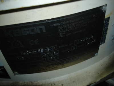 Used _UNKNOWN_ K40-1-SS-SAN Circular Screeners Minnesota US | A&I Equipment #1317508