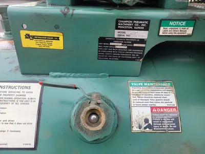 1991 Champion Pneumatic Machinery Company HR 10-12 Air Compressors | MD Equipment Services LLC (8)