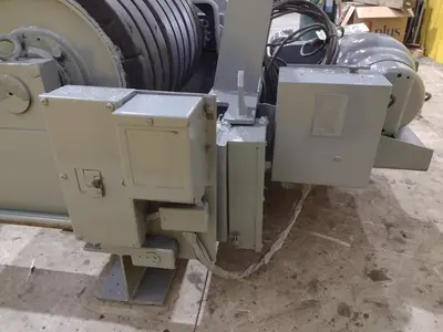 120 TON (240,000 LBS) RANSOME PANDJIRIS POWERED TANK TURNING ROLLS, POWER & IDLER: STOCK #23143