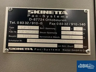 USED Skinetta Skinetta Case Packer, Model CP140