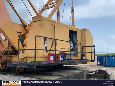 Used 1999 MANITOWOC 4100W II VICON Crawler Cranes Louisiana US | Proxy Equipment #1388969