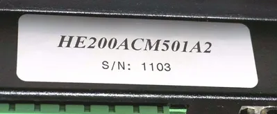 USED HORNER ELECTRIC HE200ACM501A2 DUAL LINE POWER MONITOR HE200ACM501