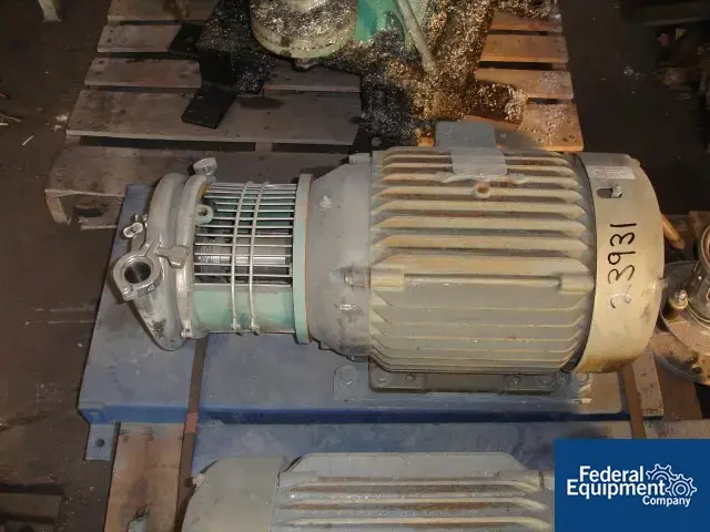 Used Tri-Clover 3" x 1" x 8" Tri-Clover Centrifugal Pump, S/S, 20 HP Pumps Ohio US | Federal Equipment Company #125239