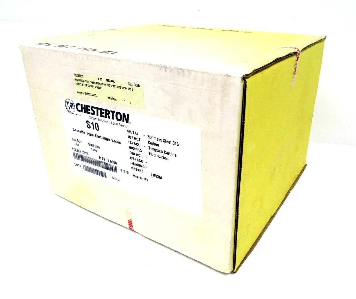 NEW CHESTERTON 328146 CASSETTE TYPE CATRIDGE SEALS S10 SEAL 3.250 SHAFT 3.250