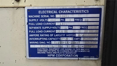 USED HPM 3.5TMC-24