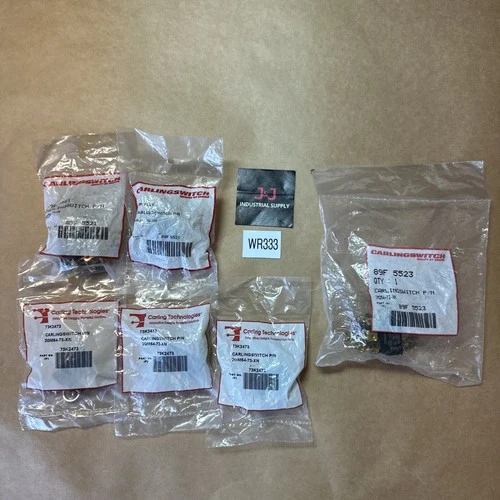 LOT OF CARLINGSWITCH SWITCHES- (2) HM254-73-XN, (3) 2GM54-73-XN, (1) IM254-73-XN
