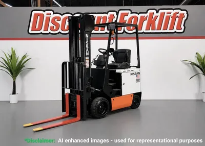 Used 2004 NISSAN CUM01L185 4-Wheel Sit down Electric Counterbalance Forklifts Colorado US | Discount Forklift #1517737