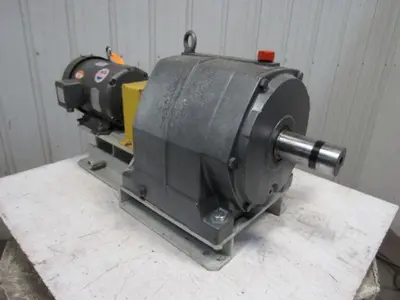 US Motors CBN2603SB3140AP Inline Gear Reducer Gear Motor 140:1 Ratio 3Hp