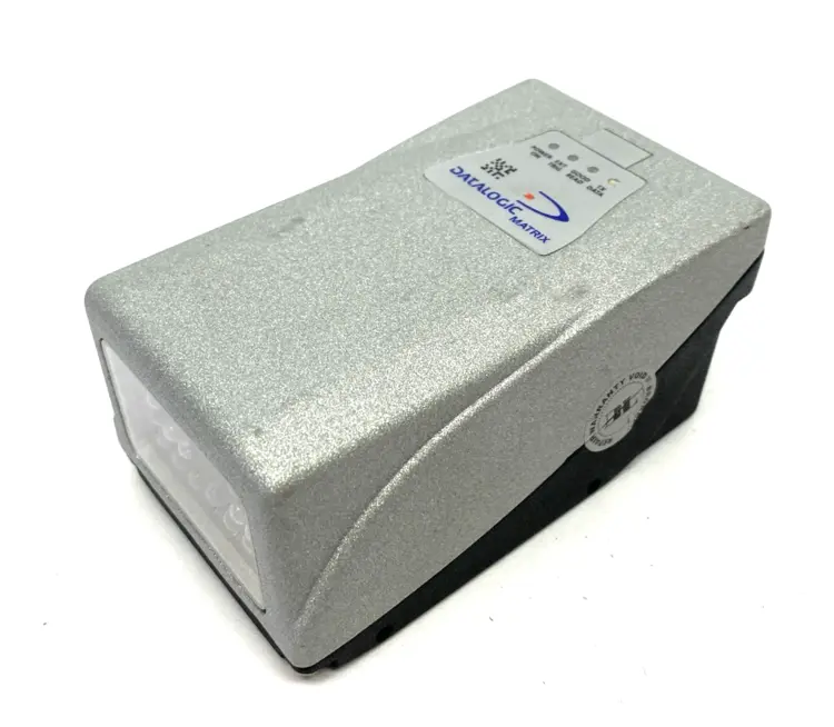 Used Datalogic Fixed Line Low-Density Code Reader 10-30VDC 1-0.33A Barcode Scanners Michigan US | Maverick Industrial Sales #1401902