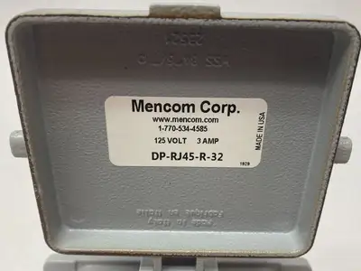USED MENCOM PANEL INTERFACE CONNECTOR MODULE, DUPLEX OUTLET