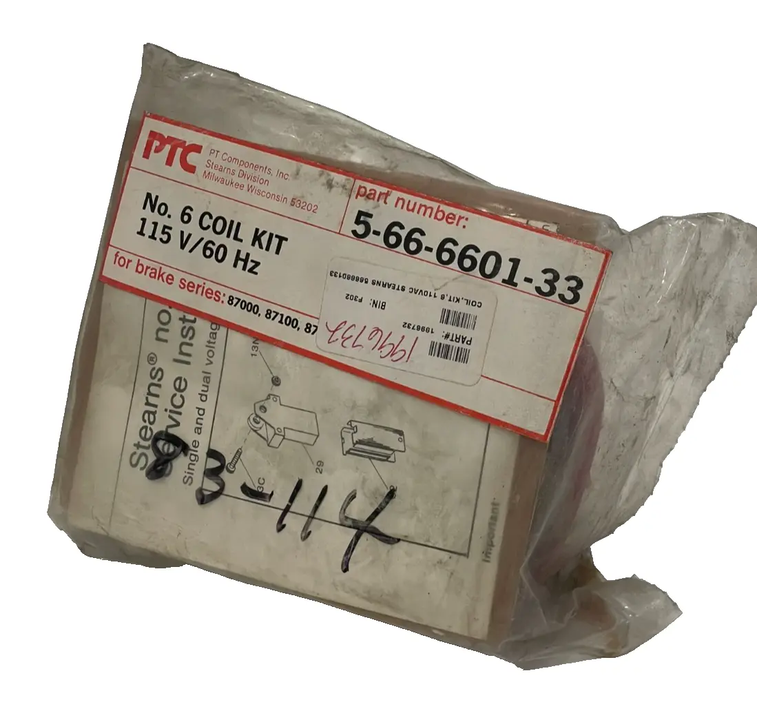 NEW REXNORD 5-66-6601-33 NO. 6 COIL KIT 115V/60HZ 566660133