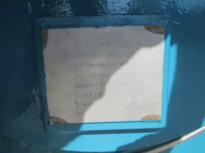 12" x 32" Halvorsen, autoclave / sterilizer - 20 to 100 deg, 50 psi, 1992