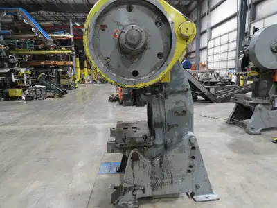 L & J 60 Ton Geared OBI Punch Press 5Hp 4" Stroke 9-1/2" Throat 220/440V 3Ph