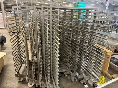 USED CUSTOM STAINLESS Smokehouse Racks
