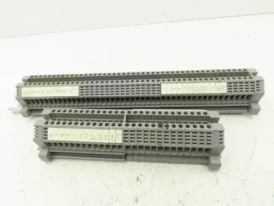 Morsettitalia Terminal Block Fuse DIN Rail 600V 30A 24-10AWG Lot of 117