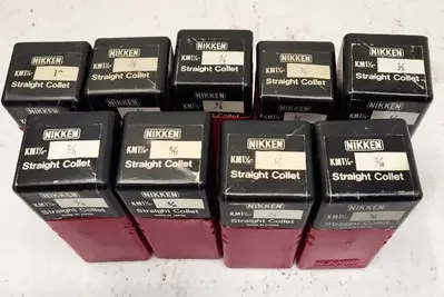 Used NIKKEN KM1 1/4 STRAIGHT COLLETS Misc Industrial Equipment Kentucky US | Aucto #687515