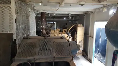 USED EMSCO F-500 TRIPLEX MUD PUMP