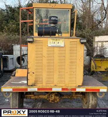 Used 2005 ROSCO RB-48 Street Sweeper New Jersey US | Proxy Equipment #1385307