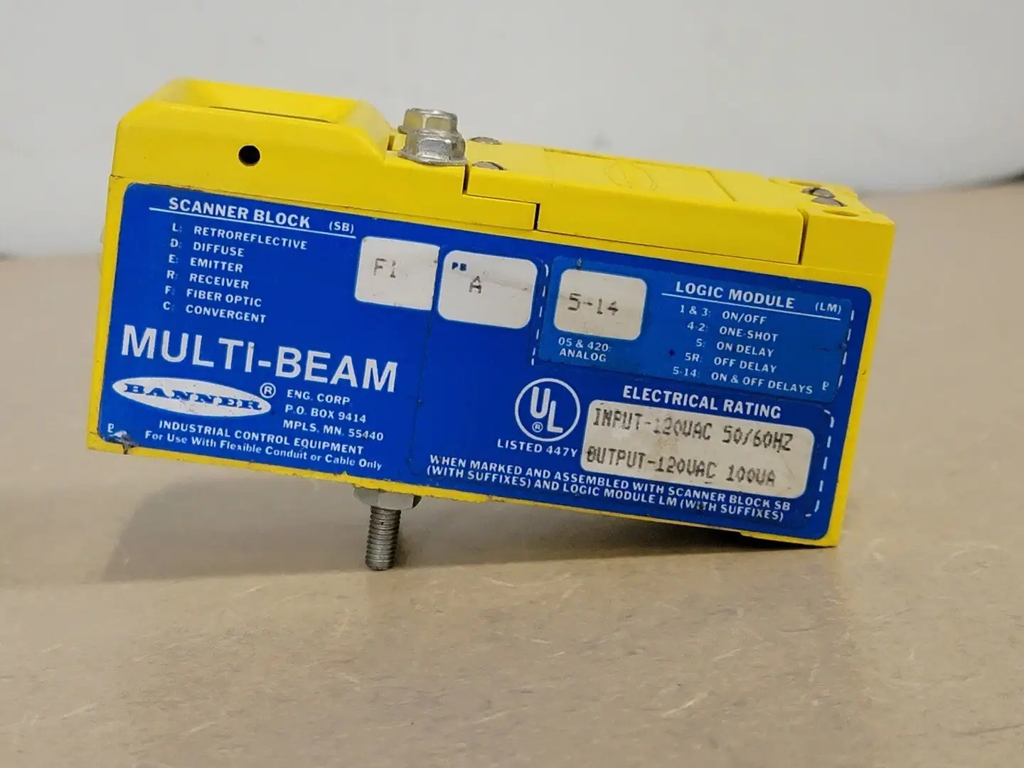 USED BANNER F1-A 5-14