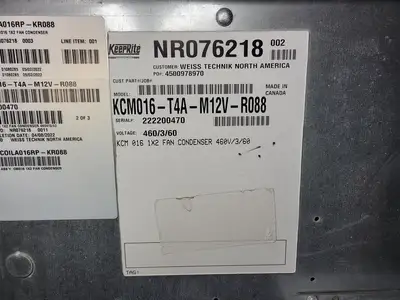 USED KEEPRITE KCM016-T4A-M12V-R088
