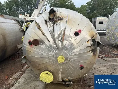USED Plant Maintenance Service Corp. 1,400 Gal Plant Maintenance Service Receiver Tank, C/S, 75#