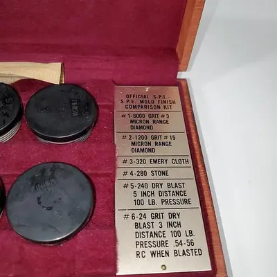 Official SPI SPE Mold Finish Comparison Kit