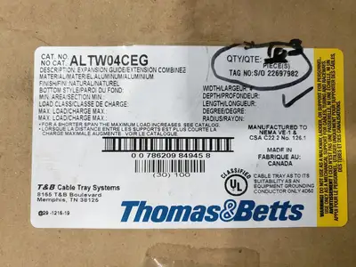 NEW THOMAS BETTS ALTW04CEG