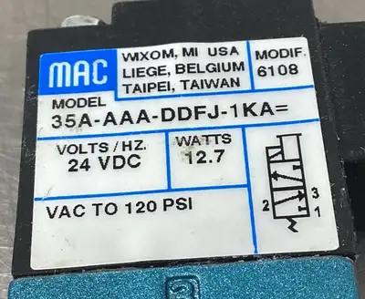 MAC 35A-AAA-DDFJ-1KA Value. 6A