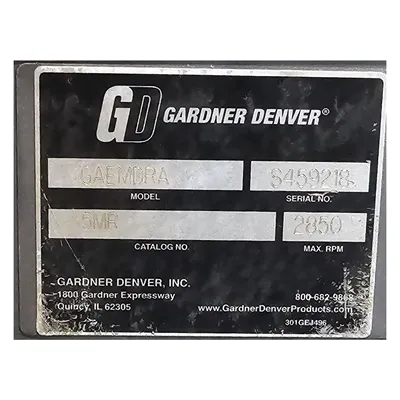 USED GARDNER DENVER GAEMDRA