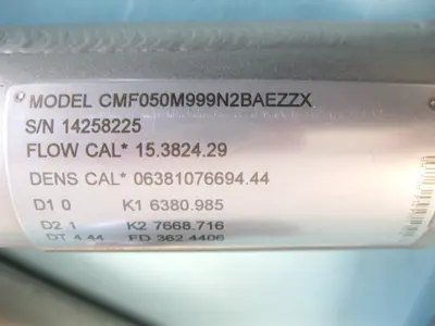Used Micro Motion CMF050 M999N2BAEZZX Sensors New Hampshire US | Bitter End Trading #1452749