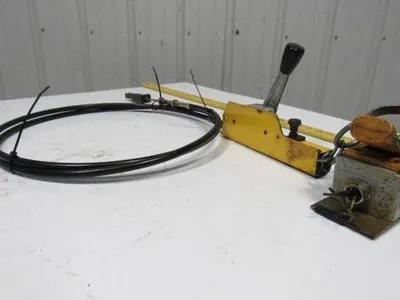 Werke G200 Cable Operator Lever Control W/Brad Harrison Safety plug CNC  Lathe