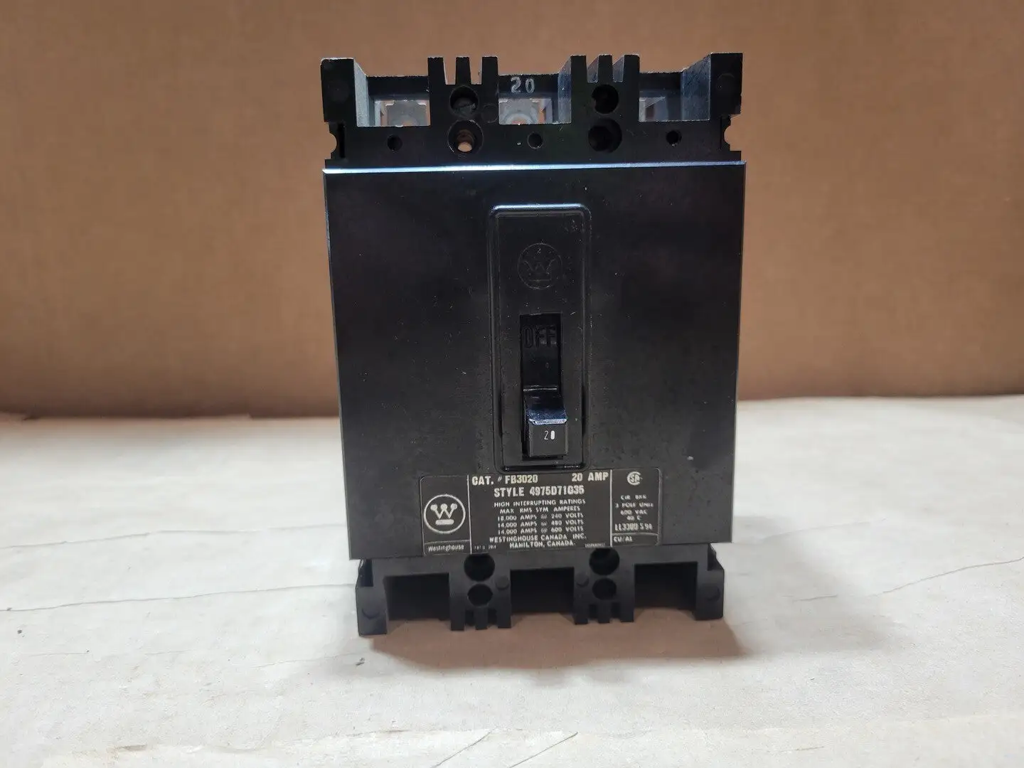 USED WESTINGHOUSE FB3020