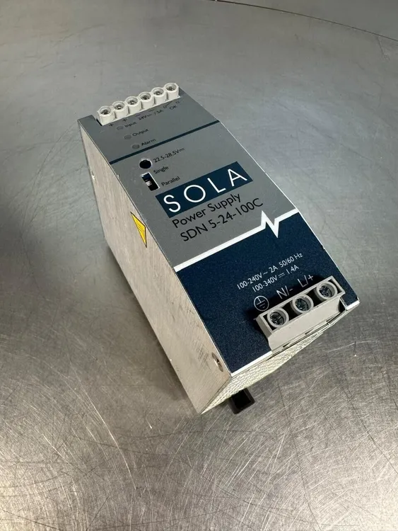 Used SOLA SDN 5-24-100C DIN Rail Power Supplies South Carolina US | Palmetto Automation #1162101