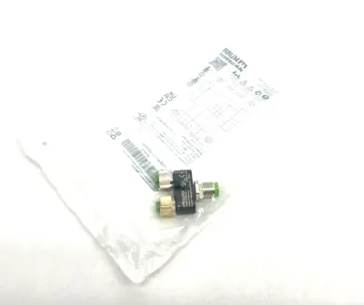 New | in-Stock Murrelektronik T-Coupler M12 male / 2x M12 female A-cod. Connector Accessories Michigan US | Maverick Industrial Sales #1391547