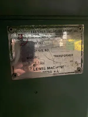 USED 1997 FASTENER ENGINEERS BW-1250