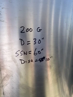 USED unkown 200 Gallon