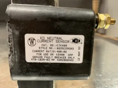 USED WESTINGHOUSE NO. CTK400