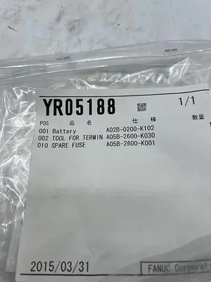 New | in-Stock FANUC FANUC A02B-0200-K102, A05B-2600-K030, A05B-2600-K001 Misc Electrical & Power Parts | ND Industrial Surplus #1215621