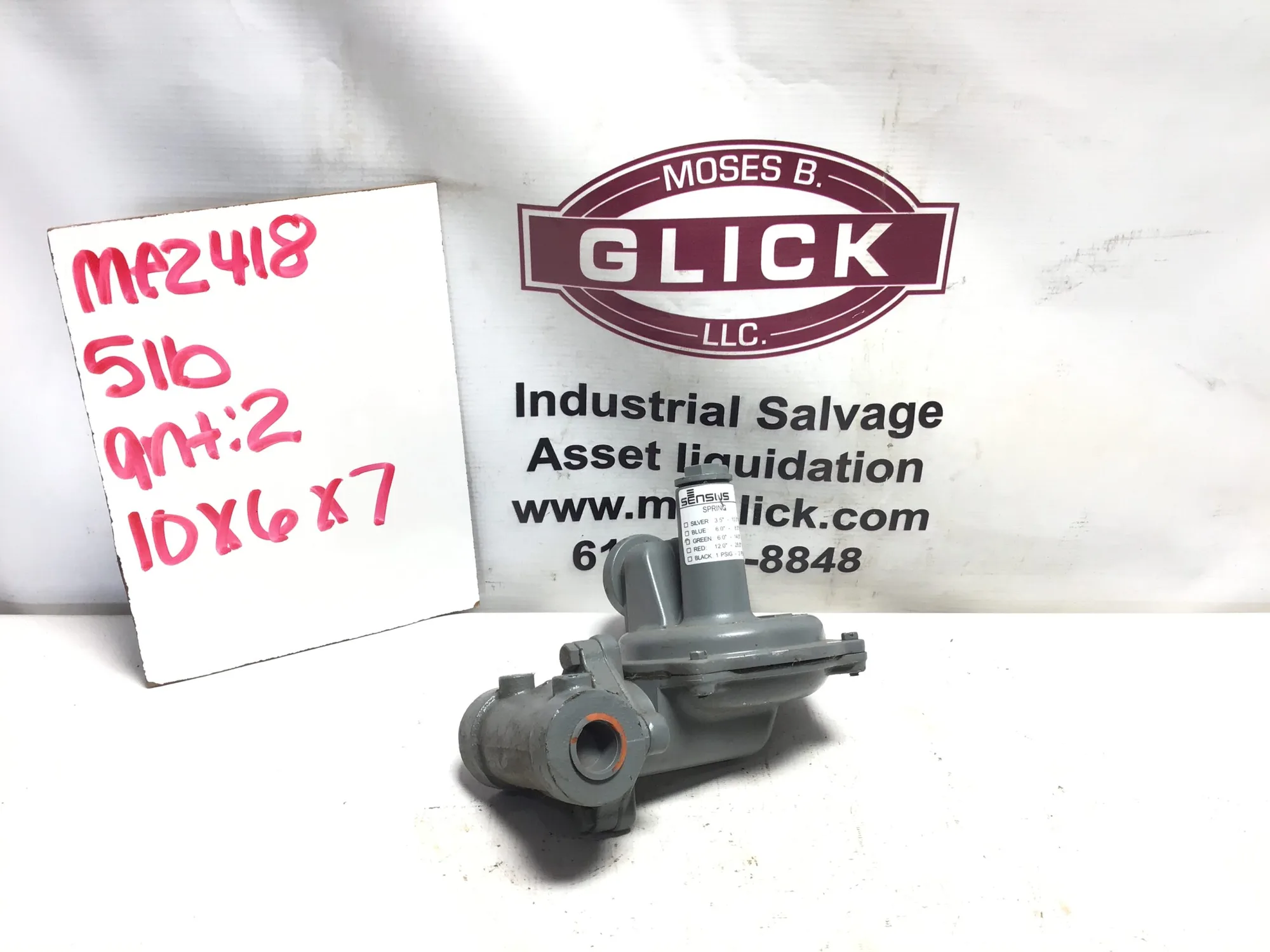 SENSUS Gas Regulator model 496