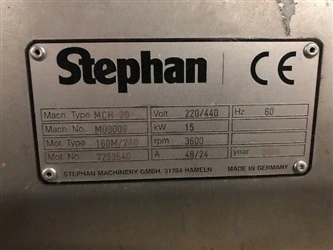 Used STEPHAN _UNKNOWN_ Homogenizers Connecticut US | DMC Industries #1281557