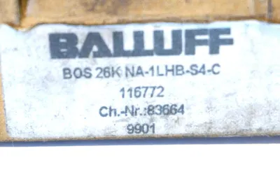 NEW BALLUFF BOS 26K NA-1LHB-S4-C SENSOR BOS26KNA1LHBS4C