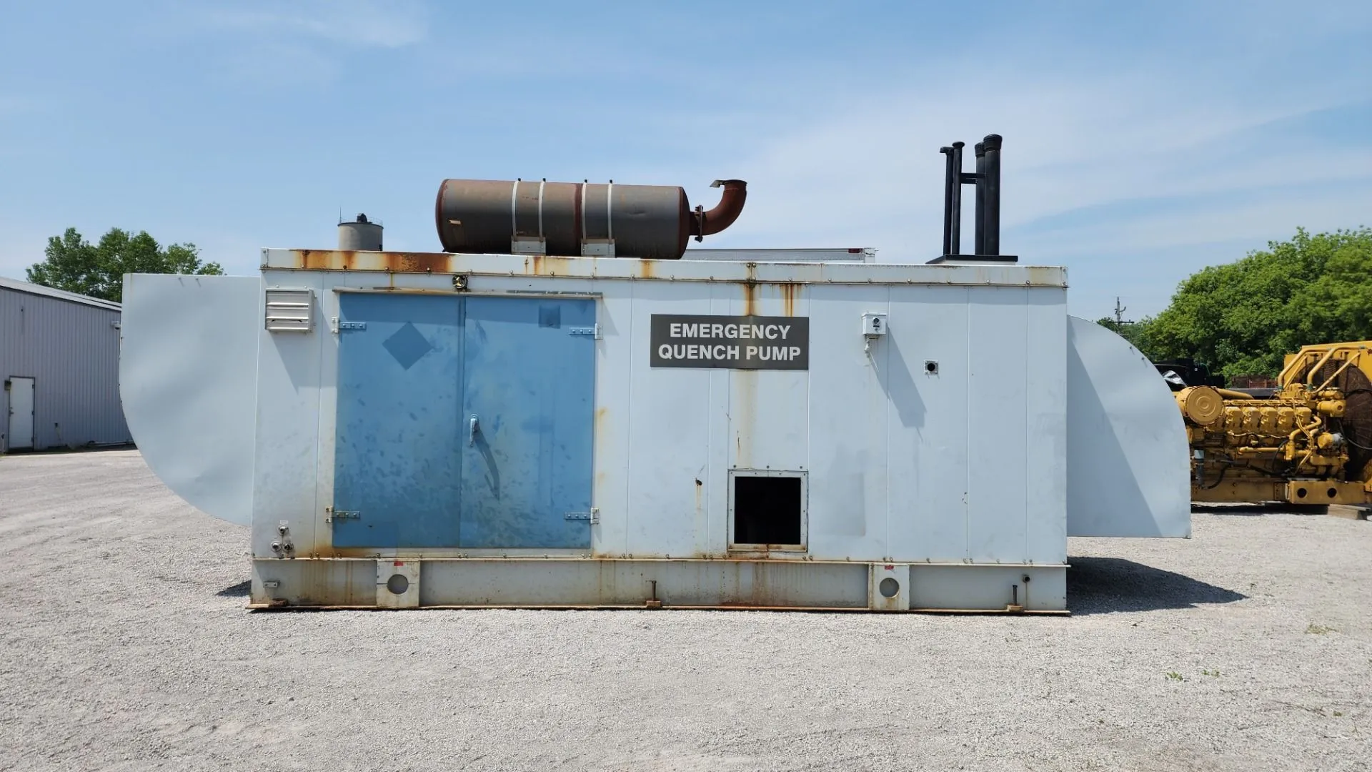 2007 Enclosed CAT C15 Diesel Powered Water Pump Flowserve 5626 GPM 220 Head Ft